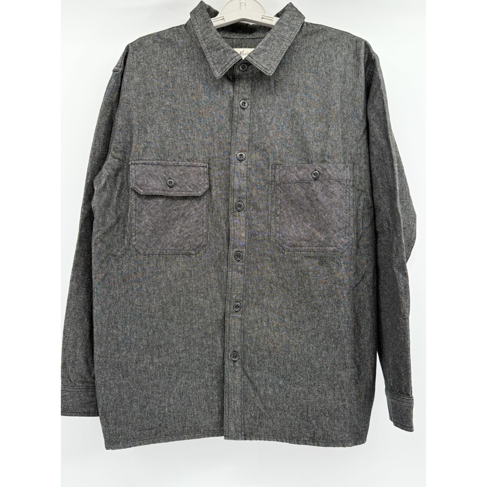 Manresa The Lachlan Shirt in Dark Wash Denim‎ Size Medium